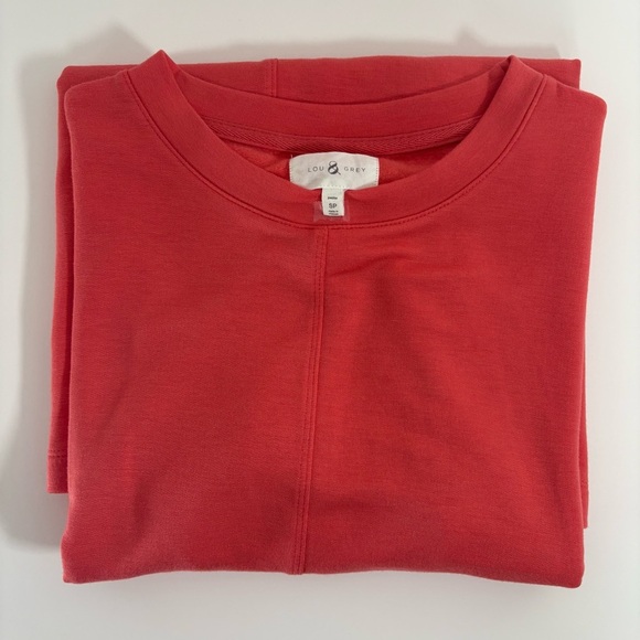 Women’s Lou & Grey Coral Modern Tee Dress Petite Small SP NWOT - Picture 1 of 4